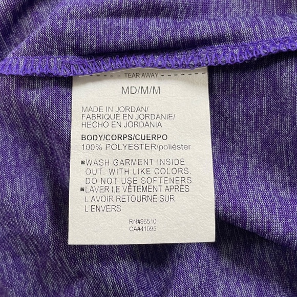 New Under Armour Graphic Print Loose Fit Hooded Top Tech Twist Purple Sz Medium - Picture 13 of 16